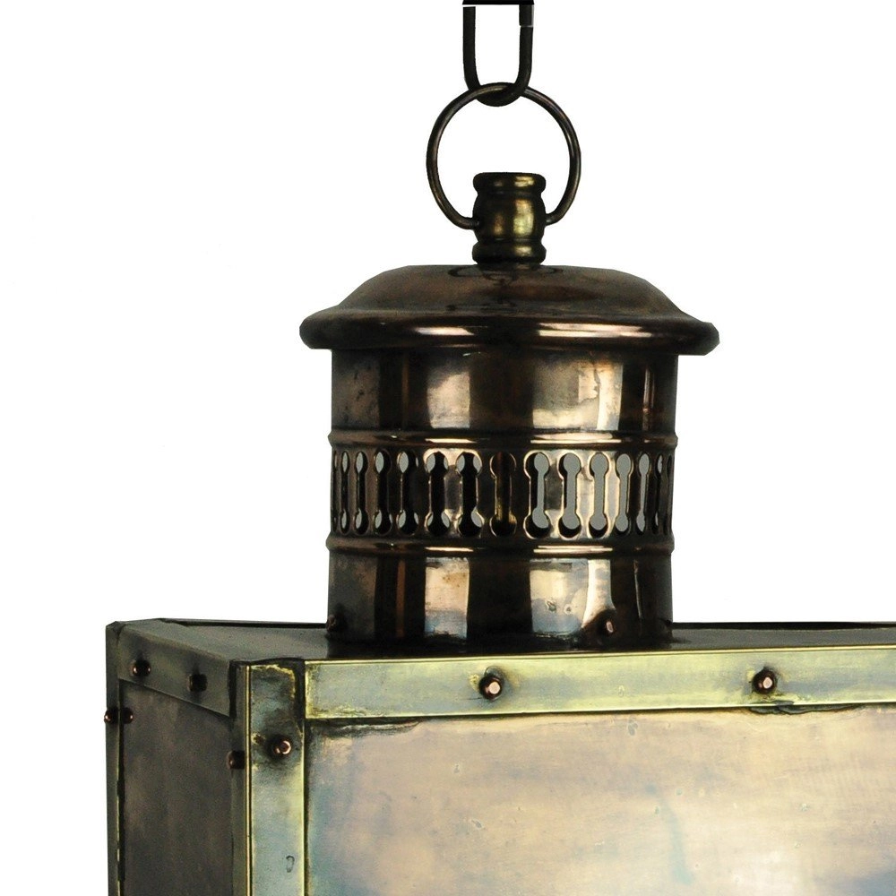 Antique pendant lamp Freigther polished gold (pbul) Limehouse