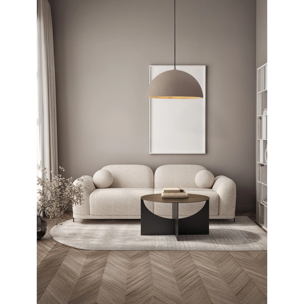 Pendant lamp Starla brown Ø 50cm Lyora 5212017476807
