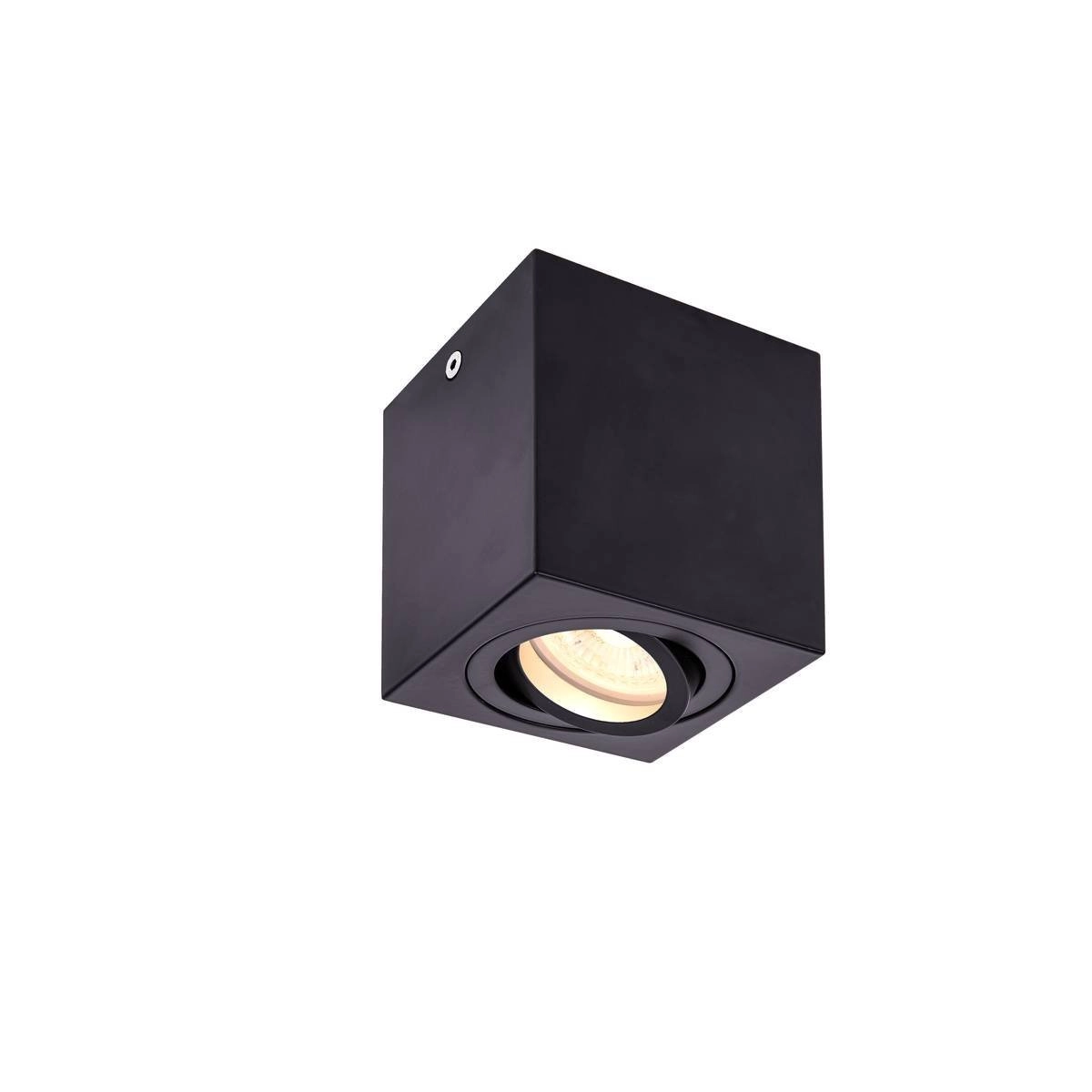 Square downlight Triledo GU10 8.5cm black