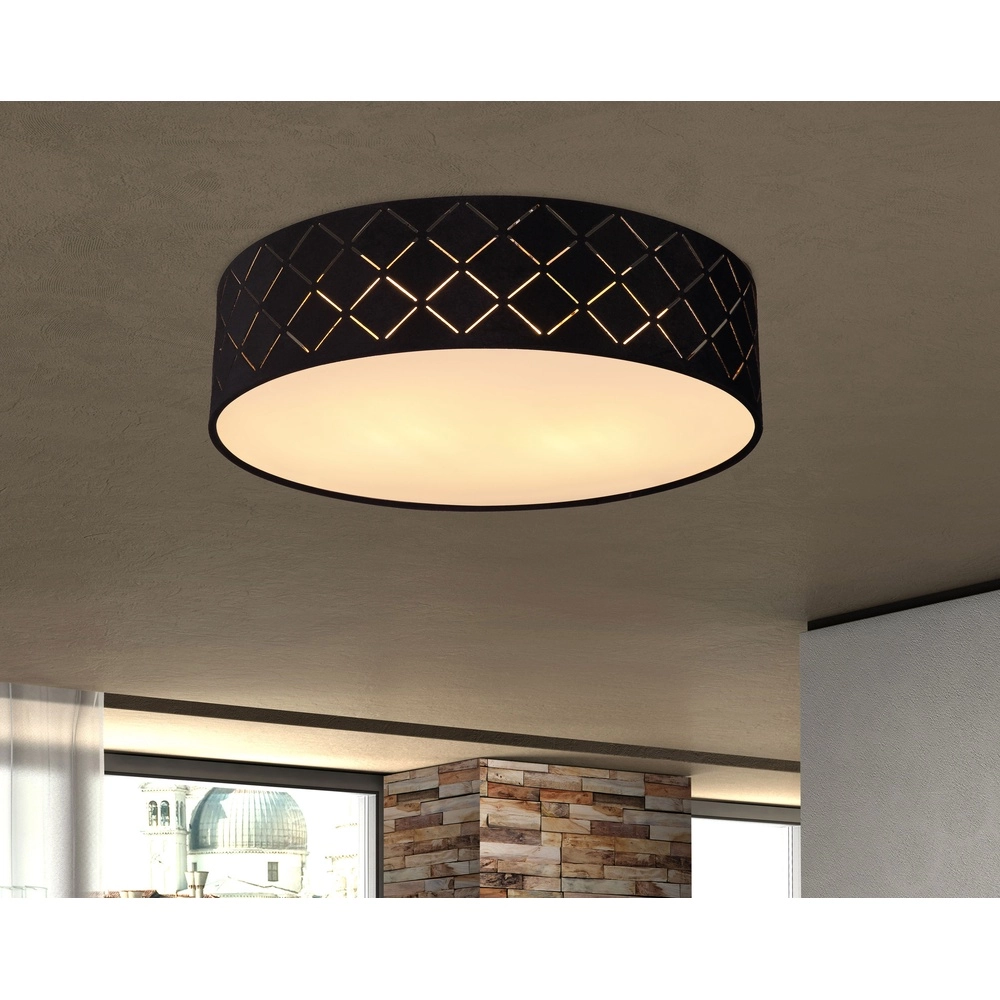 Ceiling lamp Varios Ø 38cm black Globo 9007371396757