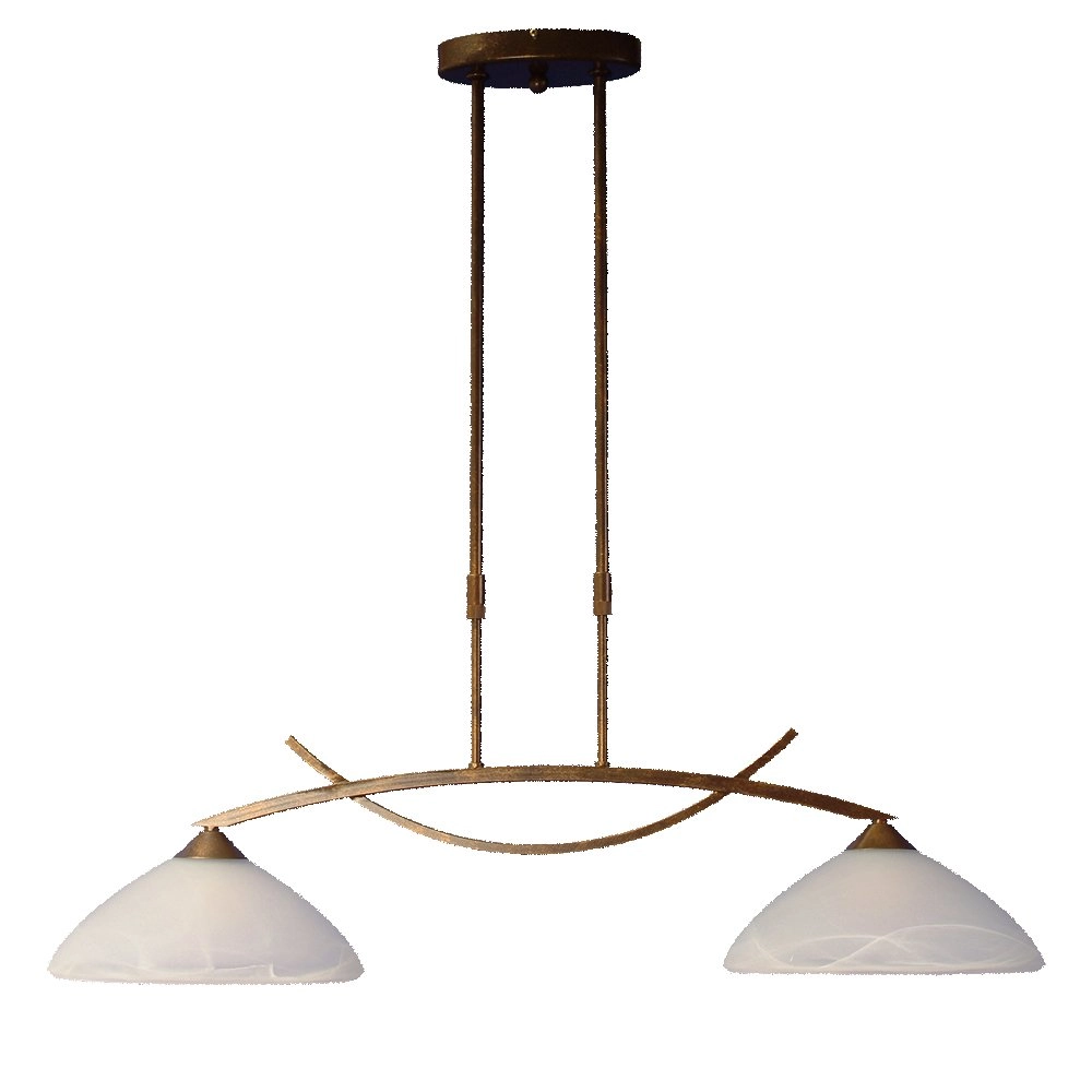 Dining room hanging lamp Verona 1 2-light bronze brown
