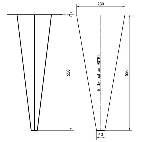 Mounting spike Rig 2 galvanized metal KS Verlichting 8714732581905
