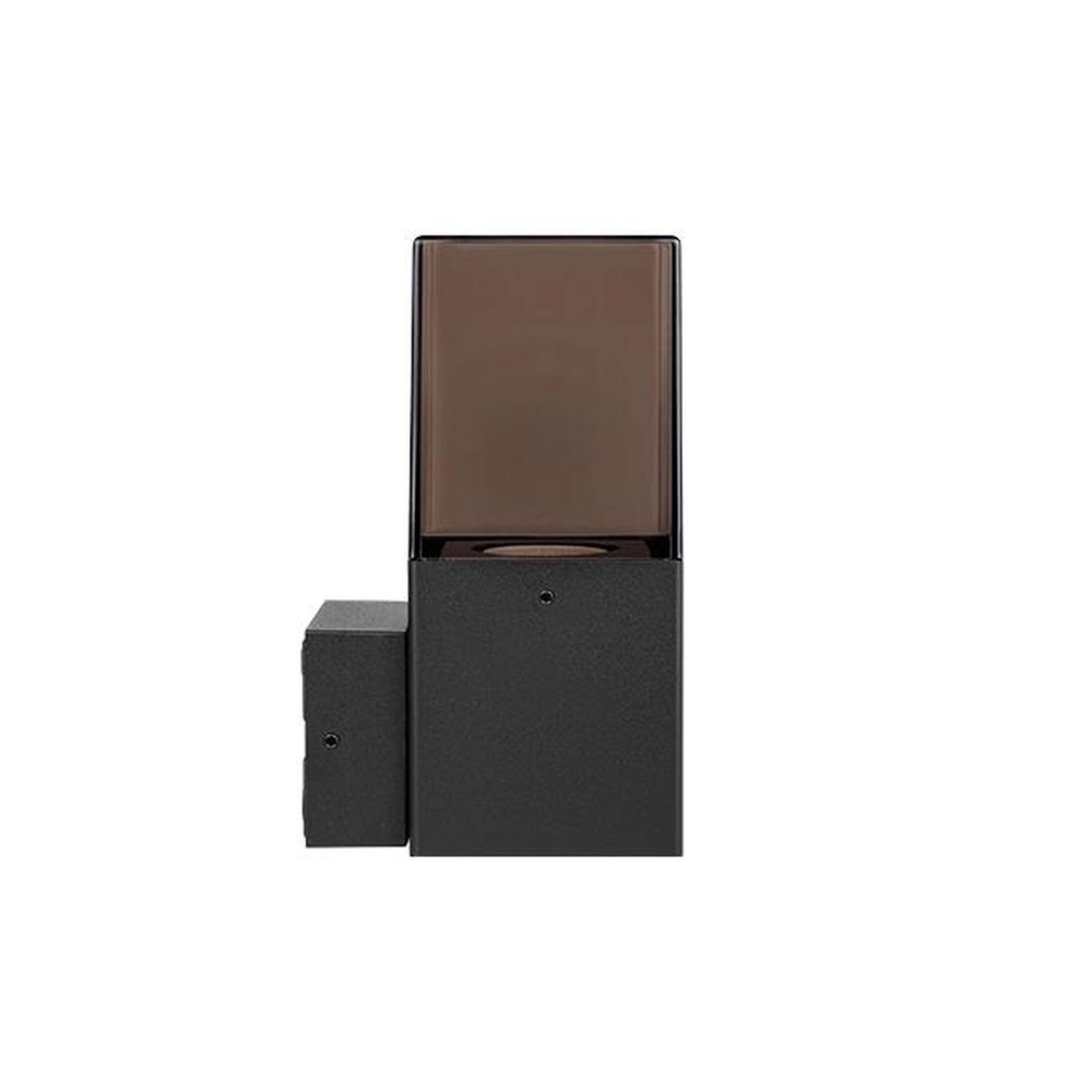 Modern wall lamp Denver black with smoke glass Lyora 5904703019640
