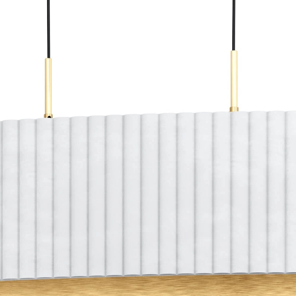 Dining room hanging lamp Tamaresco white with gold Stars of Light 9002759397647