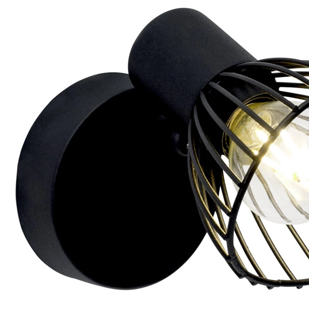 Black wall spotlight Elhi Brilliant 4004353306532
