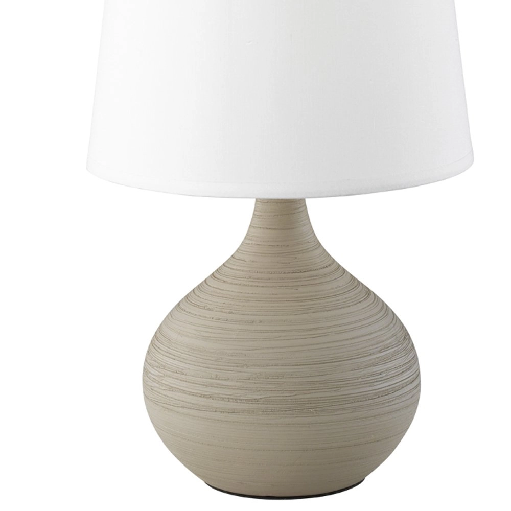 Table lamp Martin 29cm cappuccino with white Trio 4017807346244