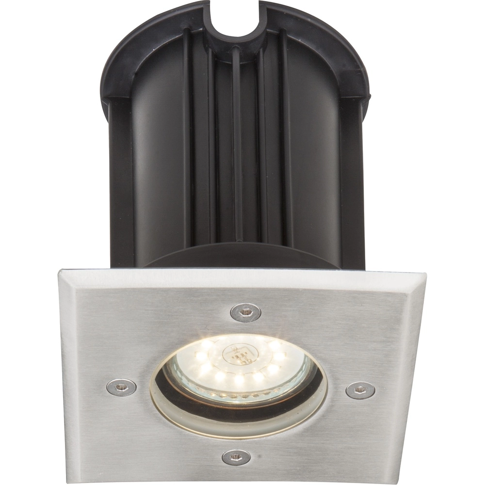 Ground spot Style II square stainless steel