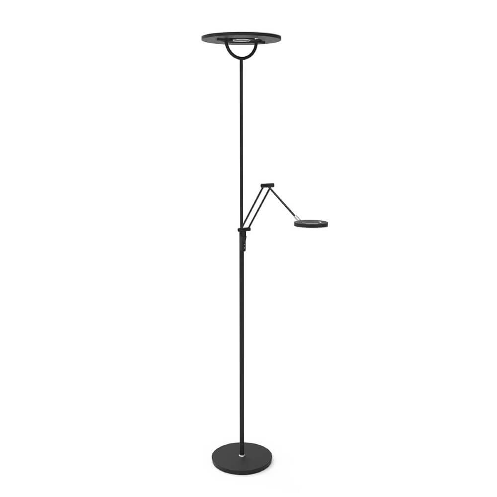 Black LED reading lamp Soleil