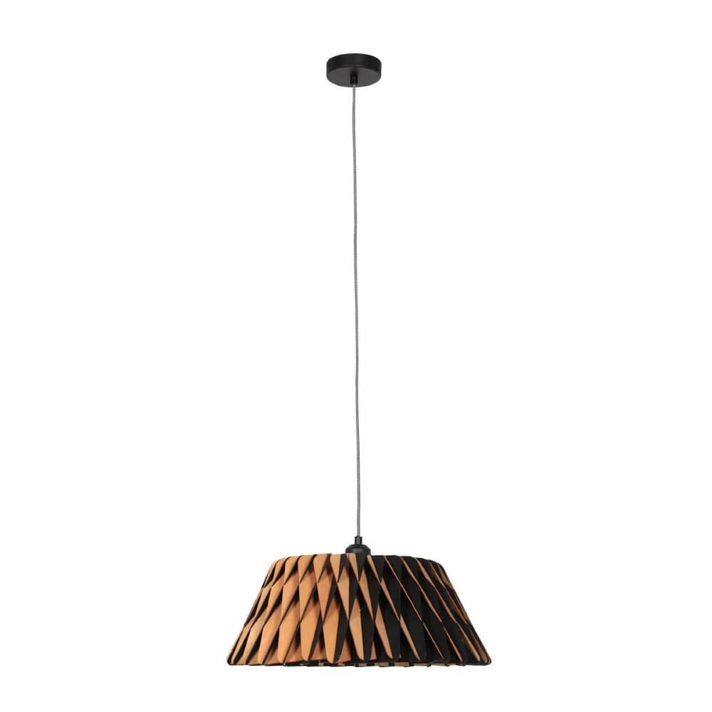Black wooden hanging lamp Maze Ø 46cm Steinhauer 8712746166293