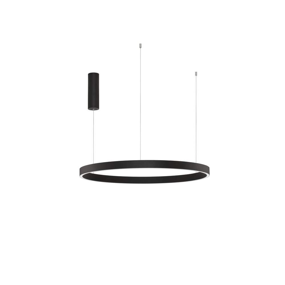 Black pendant lamp Elowen design Ø 80cm Lyora 5212017439093