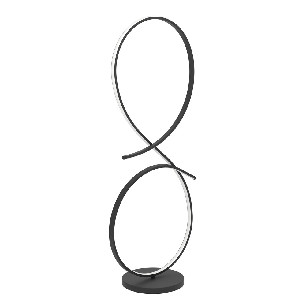 Modern LED floor lamp Serpins 107cm - black