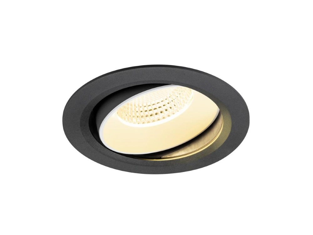 Recessed spotlight Numinos Move XL black/white 3000K - 55deg SLV 4024163307574