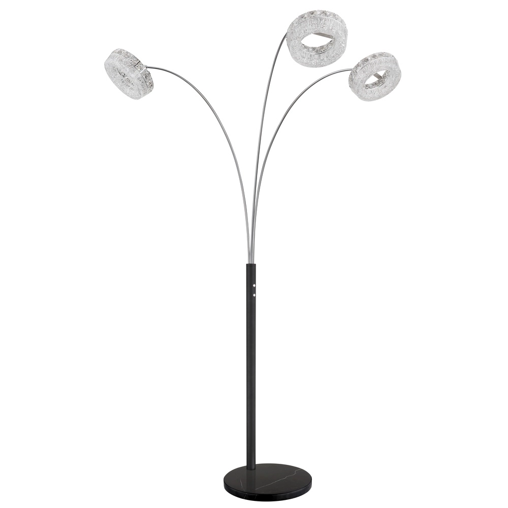 Floor lamp Laurel Black Globo 9007371579044