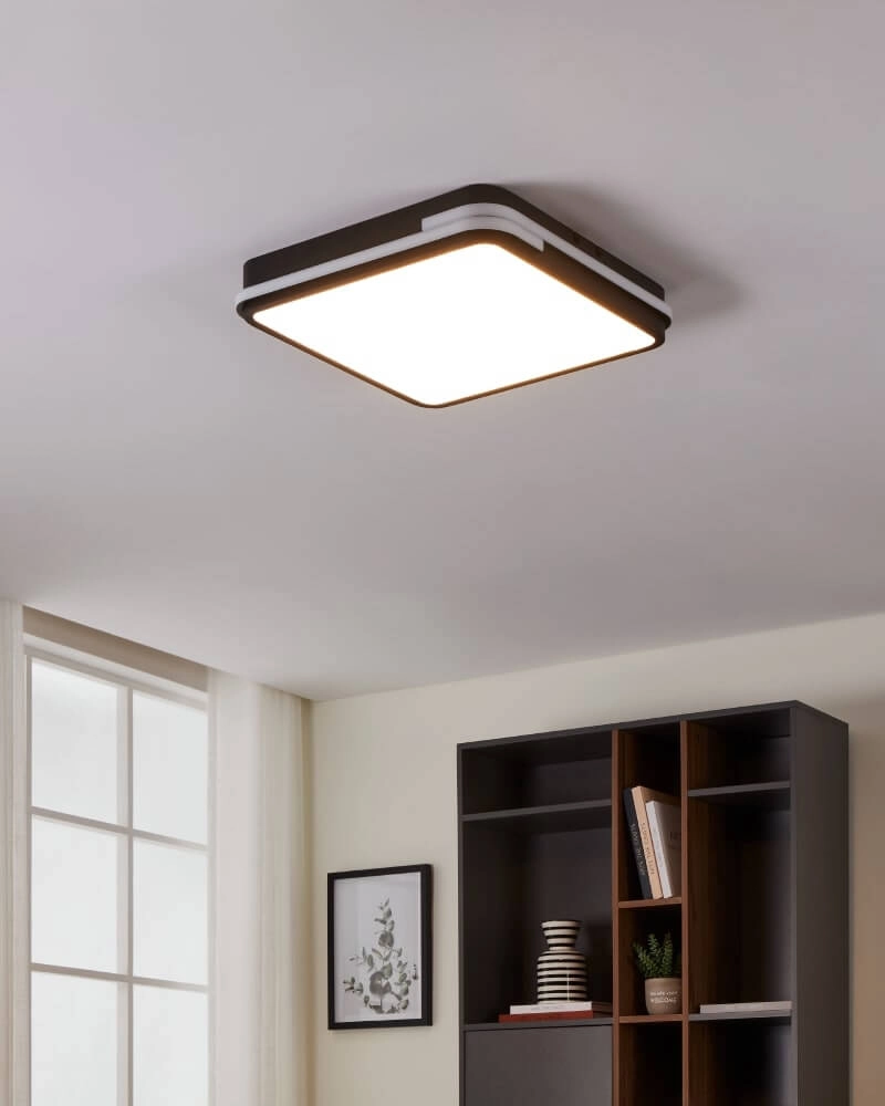 Ceiling lamp Zigbee Genovese-Z black Eglo 9008606252763