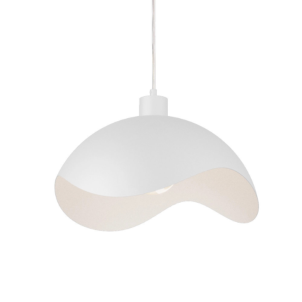 Design pendant lamp Volta Ø40cm - wavy - white Masterlight 8718121395593