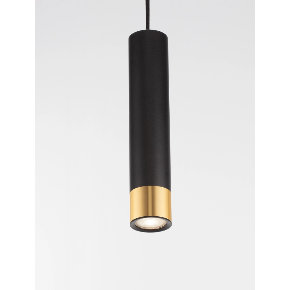Design pendant lamp Picto 30cm black with gold