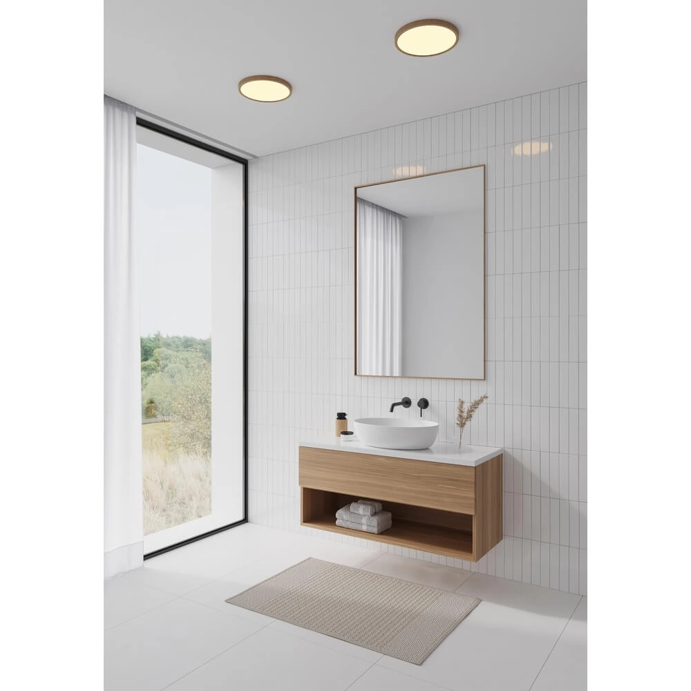 Ceiling light Oja wood Ø 29.4cm - 2700K - 17W Nordlux 5704924016400