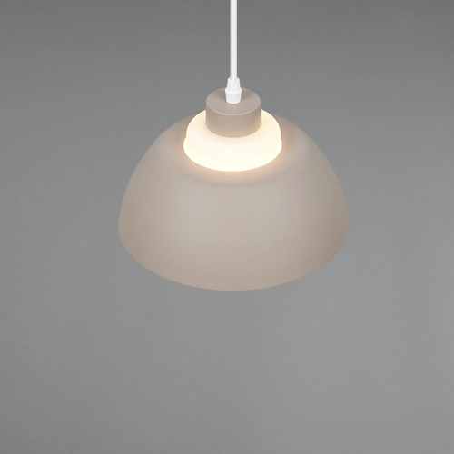 Design pendant lamp Tilos sand brown Ø 23cm Trio 4017807690088