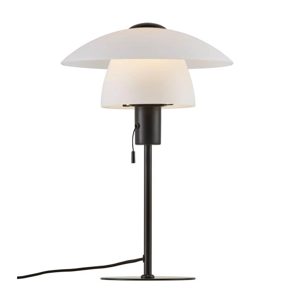 Modern table lamp Verona black and white Nordlux 5704924001642