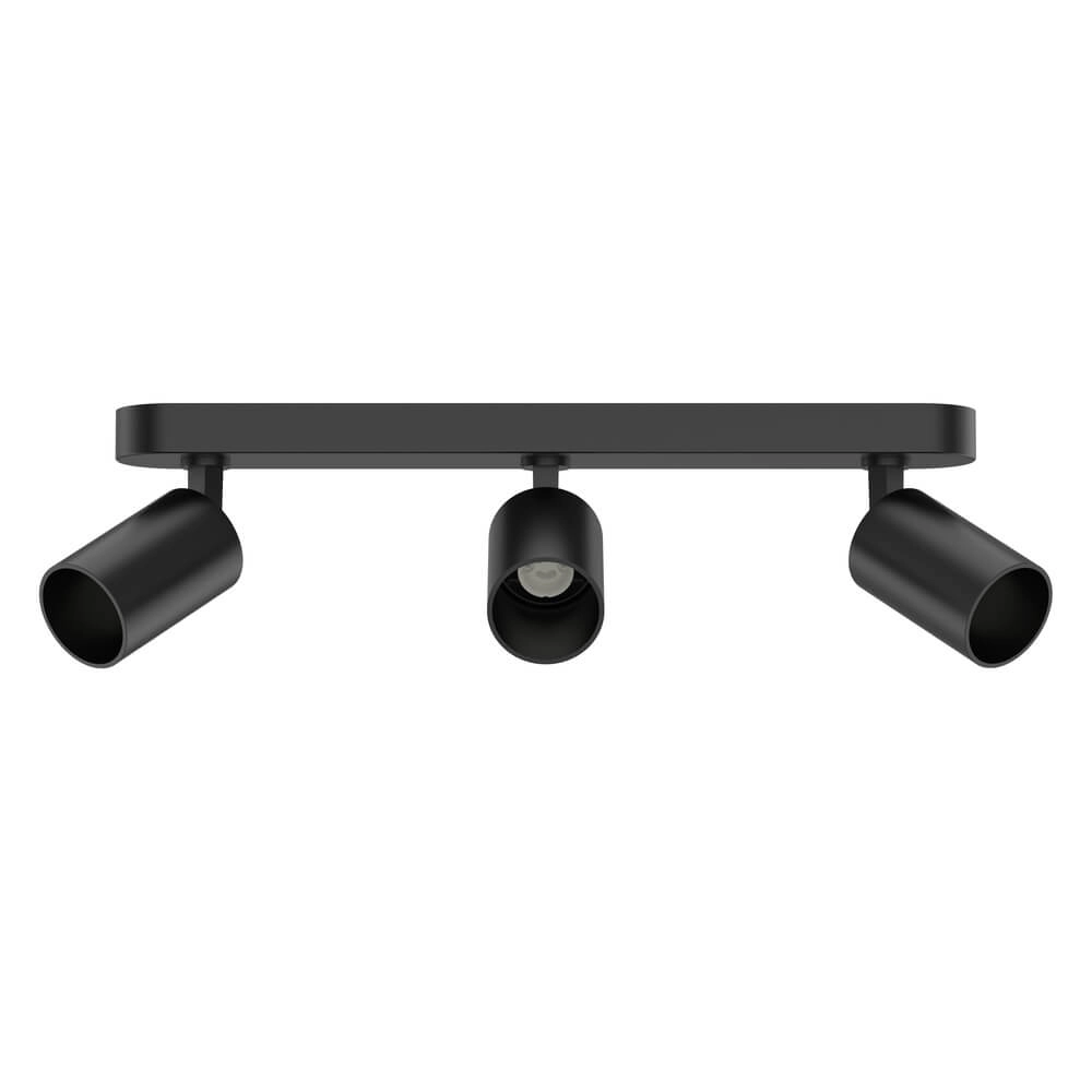 3-light surface-mounted spotlight Tevo black Lyora 4255805301531