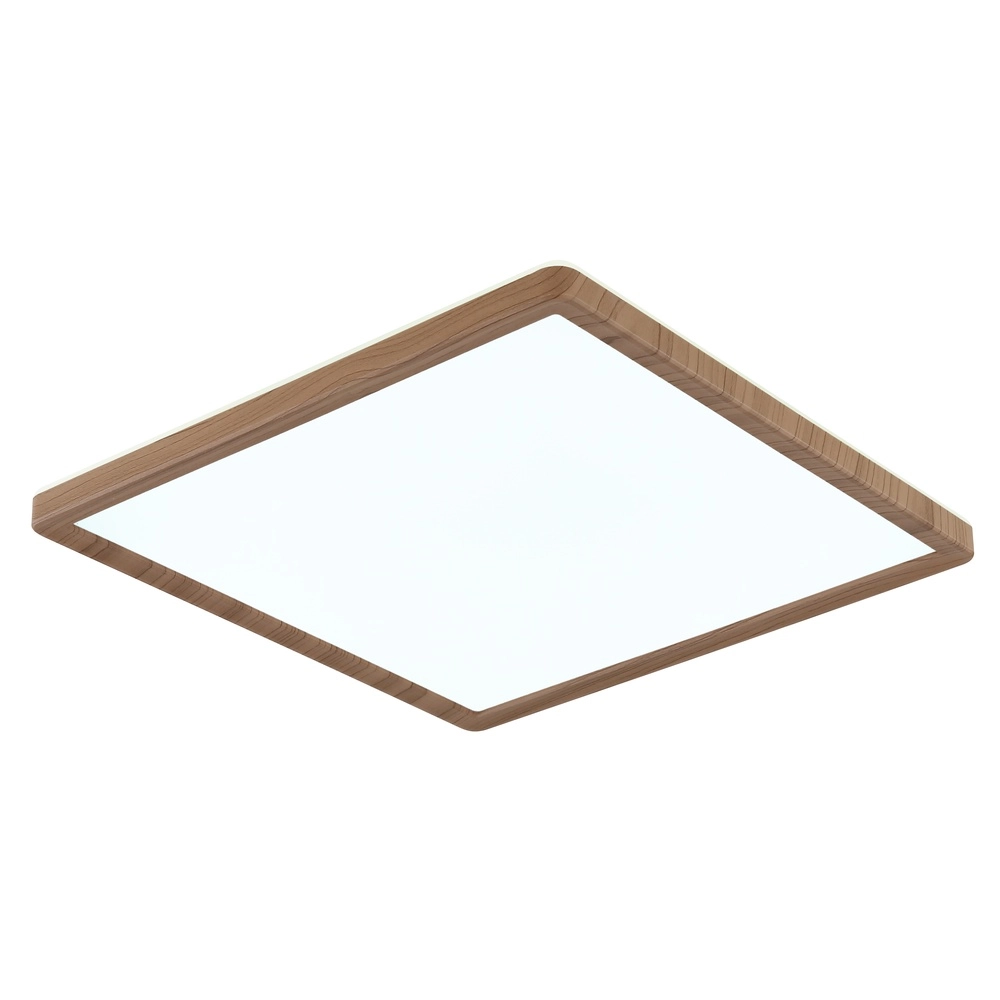 Ceiling light Sapana square 29.4cm wood Globo 9007371448432