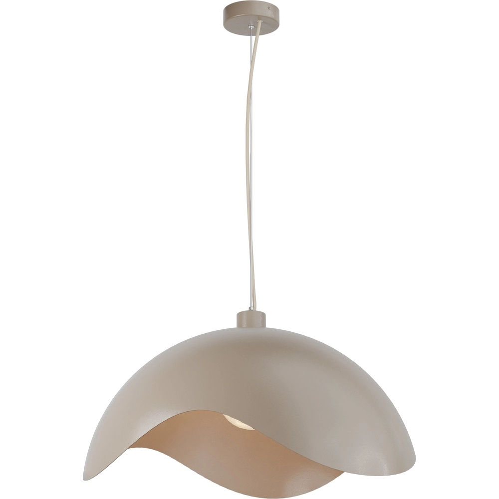 Design pendant lamp Volta Ø60cm - wavy - sand