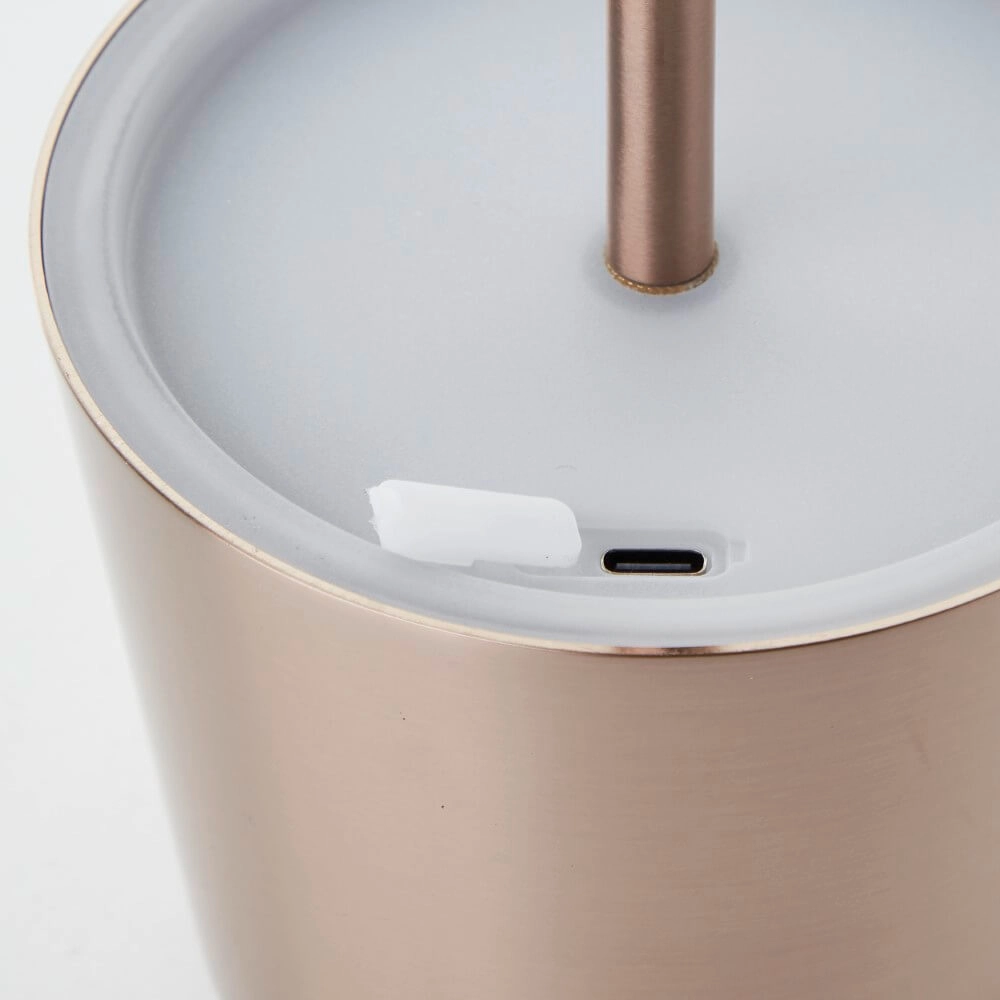 Rechargeable table lamp Xaana copper Brilliant 4004353441448