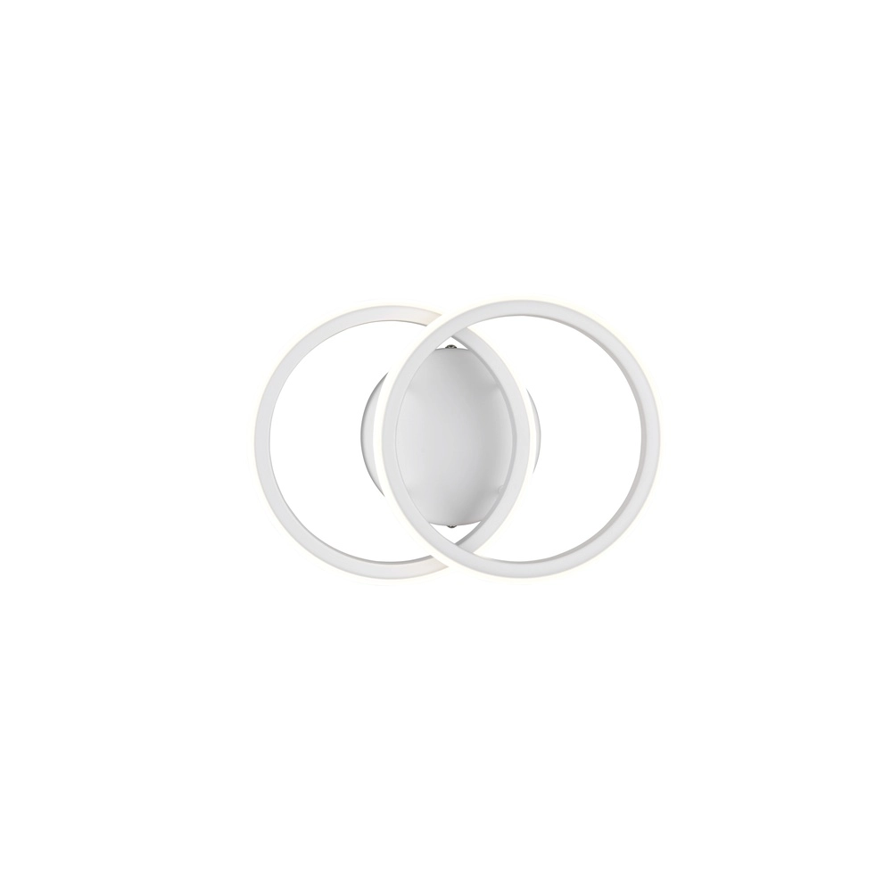 White ceiling lamp Kasia Round design Trio 4017807653830