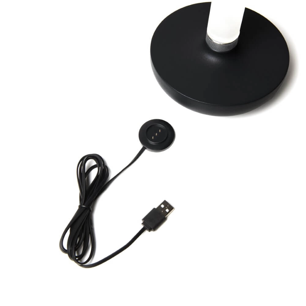 Rechargeable table lamp Biarritz black KonstSmide 7318308277530