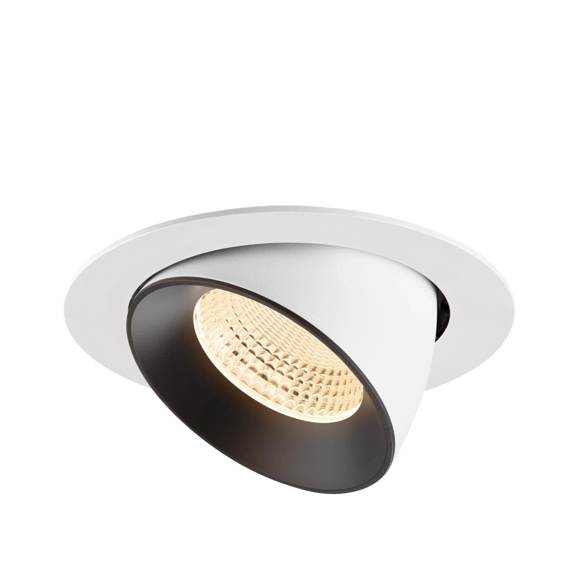 Recessed spotlight Numinos Gimble XL white/black 2700K - 55deg SLV 4024163308755