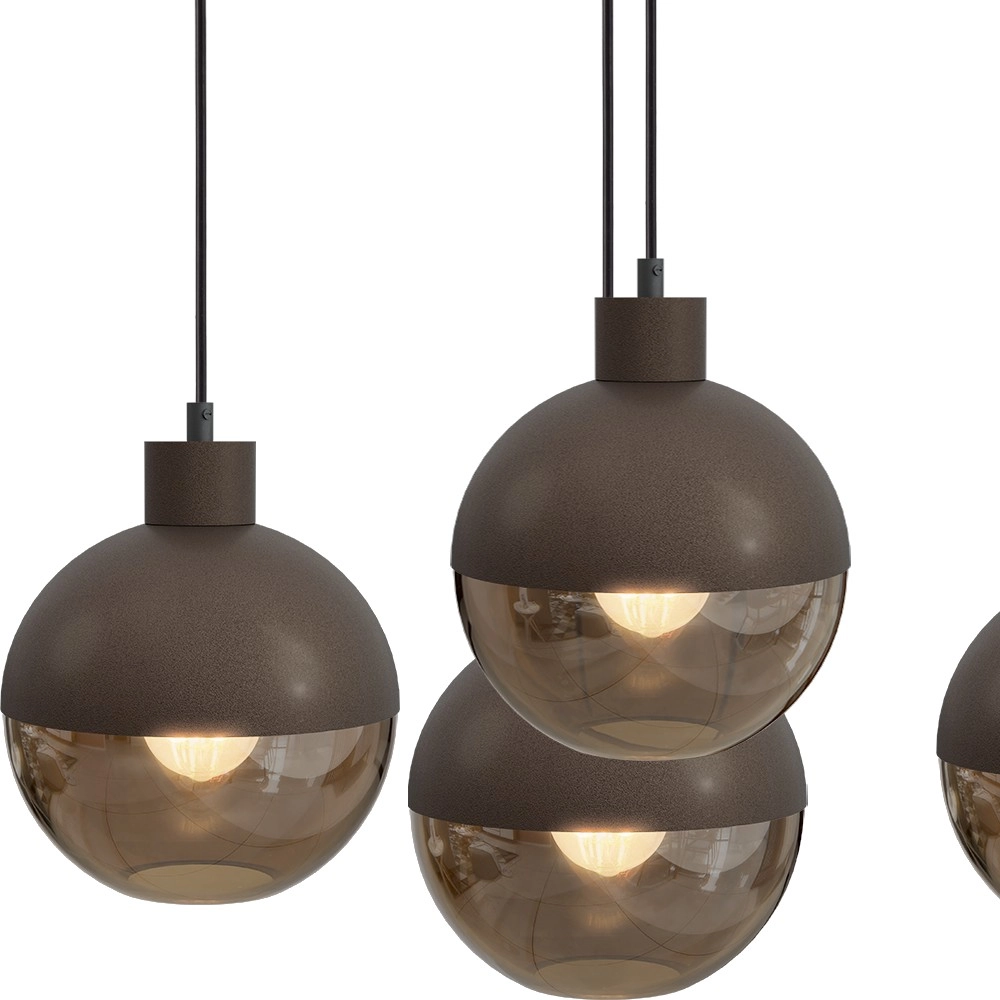 6-light pendant lamp Opera cocoa Masterlight 8718121424194