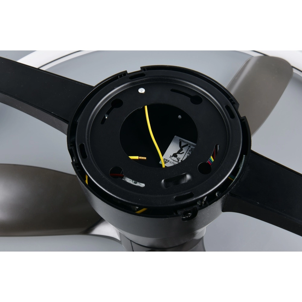 Smarthome fan Stockholm black Ø 73,5 Tuya Trio 4017807693133