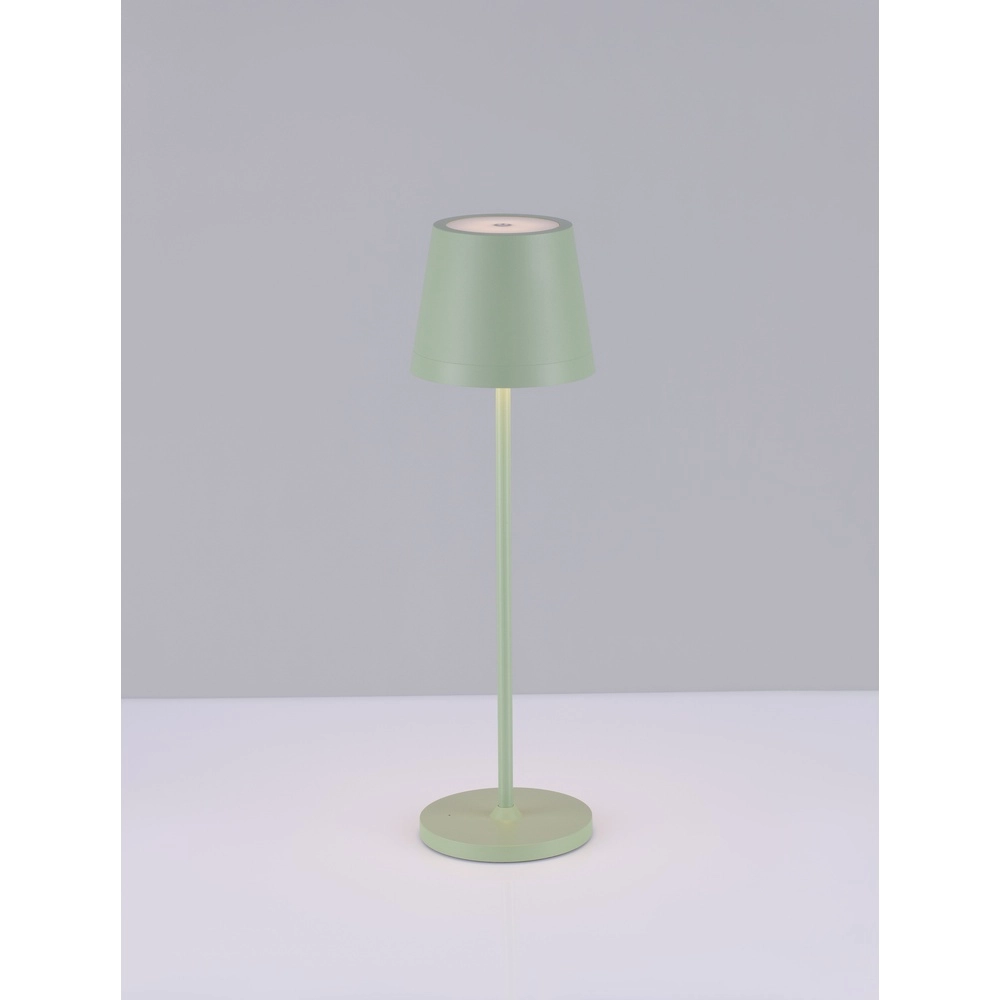 Rechargeable table lamp Seina olive Lyora 5212017444448
