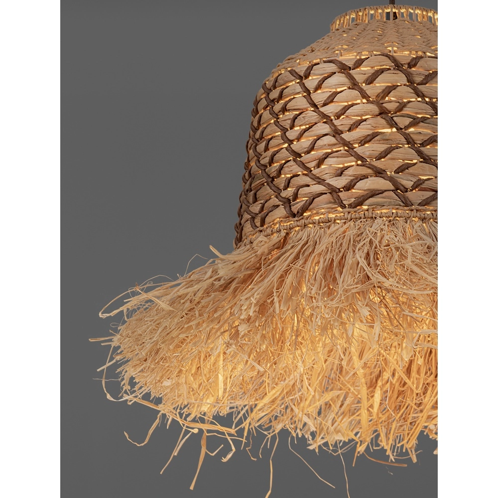 Straw lamp Sorello brown Lyora 5212017477415