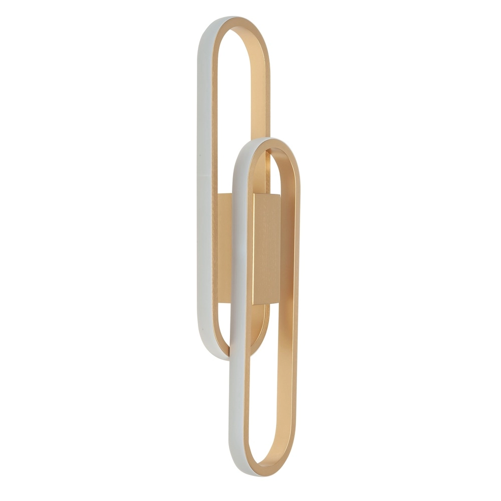 Design wall lamp Anello brass 50cm