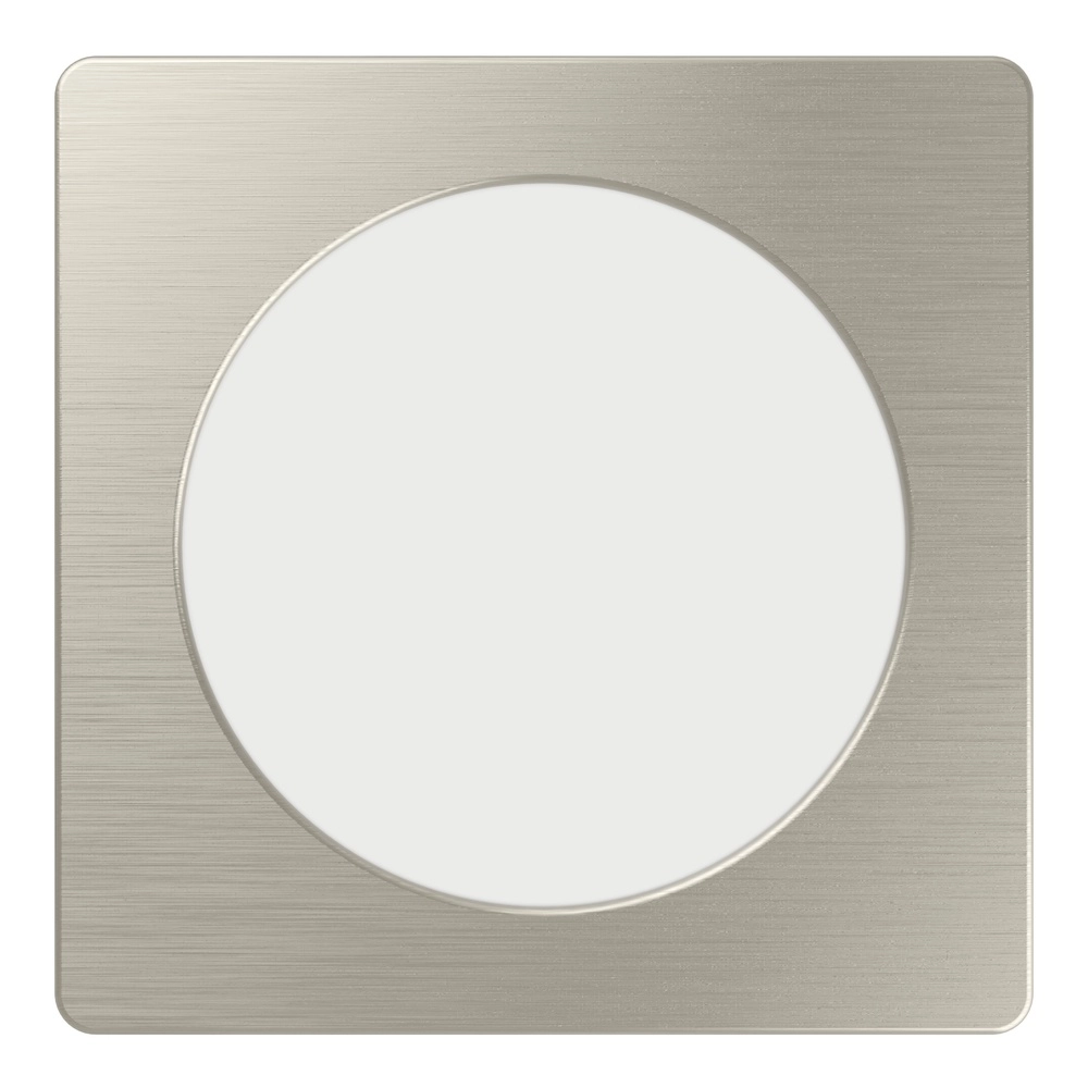 Recessed lamp Fueva 6 Square - Stainless Steel - 11.9x11.9cm