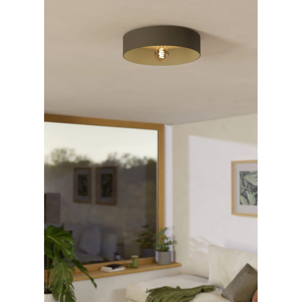 Scandinavian ceiling lamp Duaia Ø 42cm - cappuccino Eglo 9008606328000