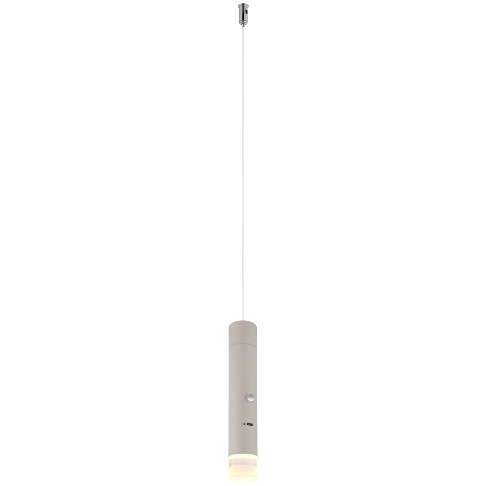 Modern pendant lamp Pelo sand brown