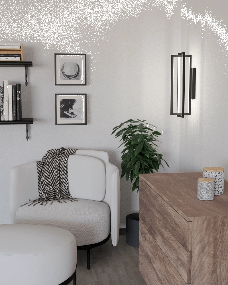 LED wall lamp Siberia black Eglo 9008606244065