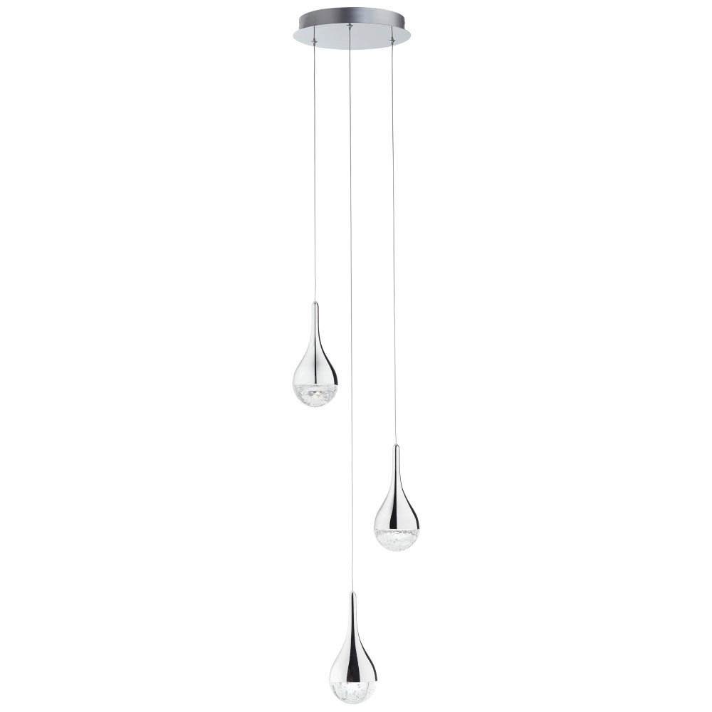 Vide pendant lamp Frizzante 3-light Brilliant 4004353312267