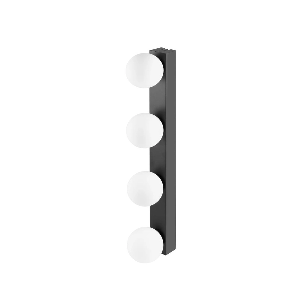 Wall lamp Sun Mirror 3-light black SLV 4024163318310