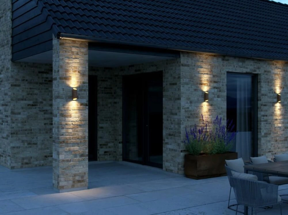 Rust brown outdoor lamp Nico Round Nordlux 5704924010972
