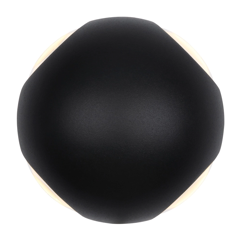 Round wall lamp Slice Black Globo 9007371451036