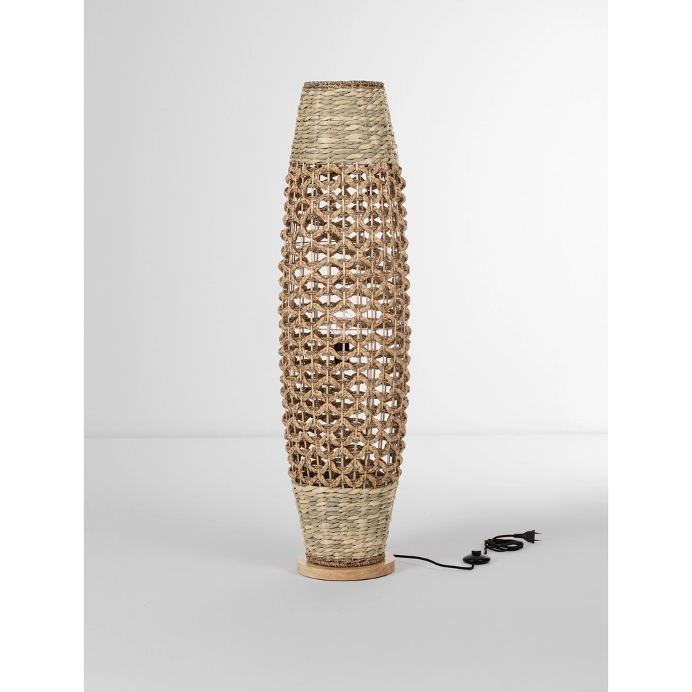 Floor lamp Anada brown Ø 33cm Lyora 5212017477484