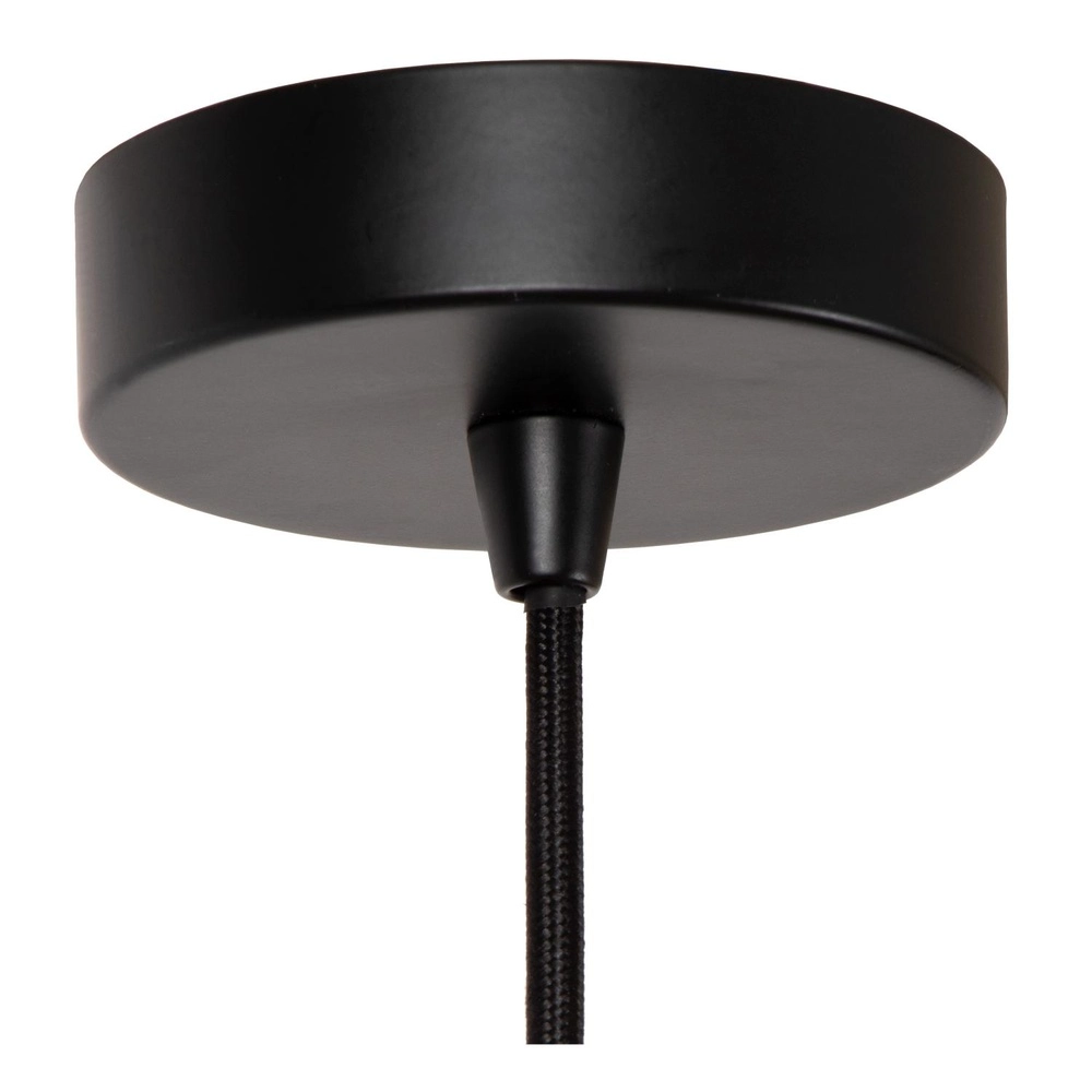 Pendant lamp Danza Ø 40cm black Lucide 5411212211538