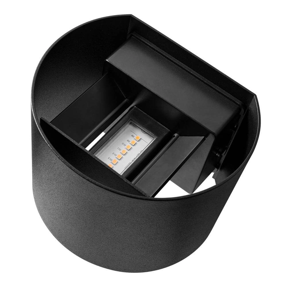 Round surface-mounted spot Milda black Nordlux 5704924017735