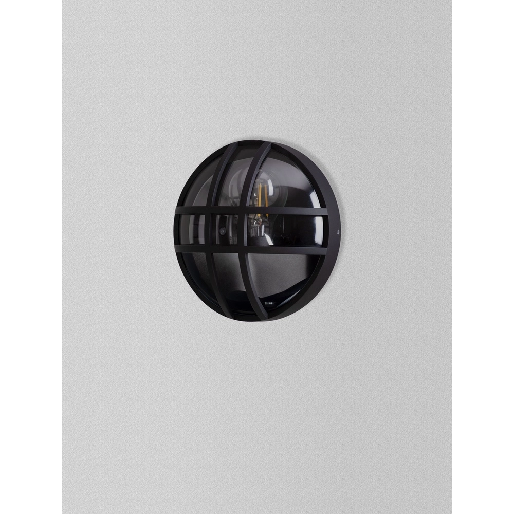 Round wall lamp Amel Classic anthracite Lyora 5212017477262