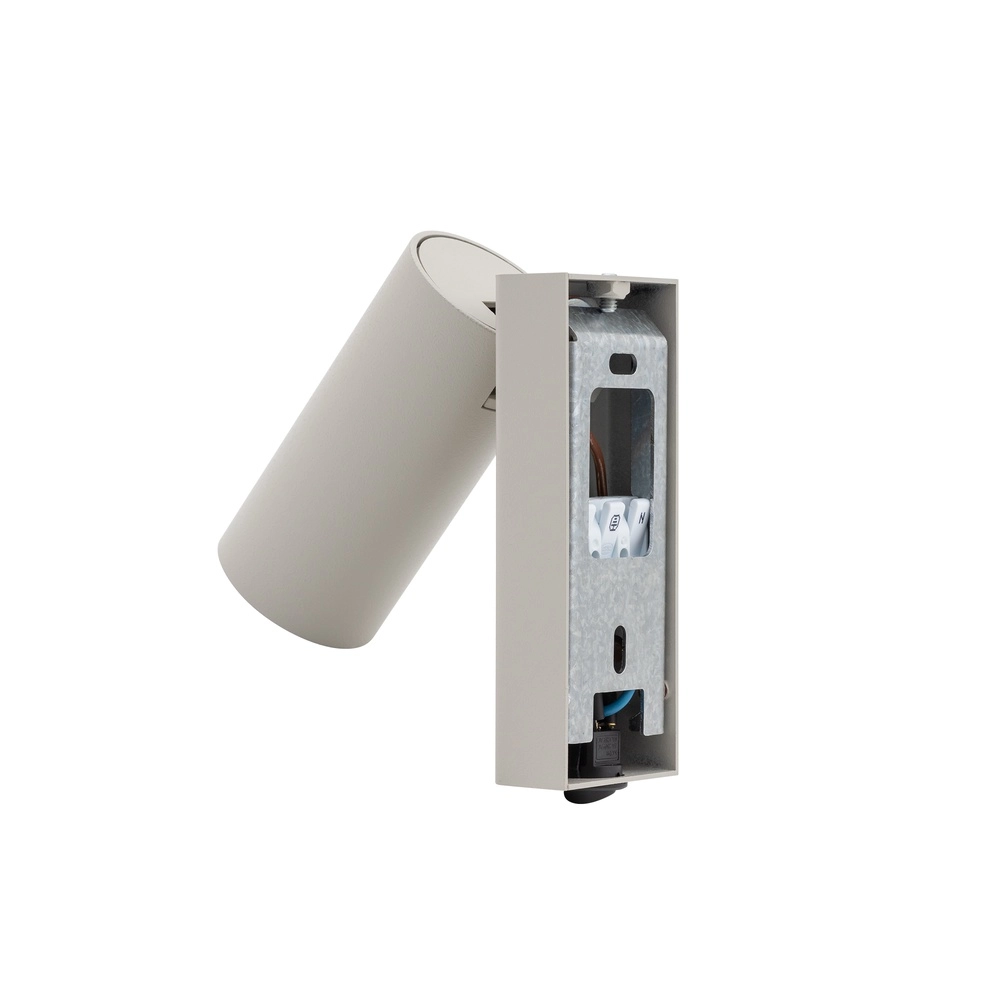 Directional spotlight Fourty with switch - light grey Lyora 5903139117654