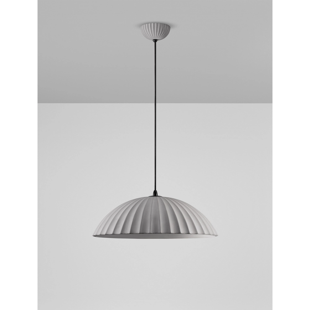 Pendant lamp Ammos grey Ø 50cm Lyora 5212017469038
