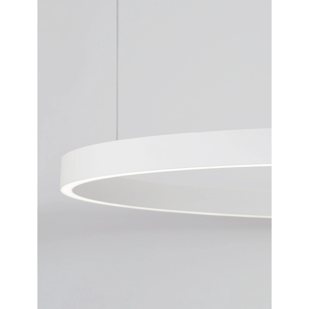 Design pendant lamp Elowen white Ø 98cm Lyora 5212017439123